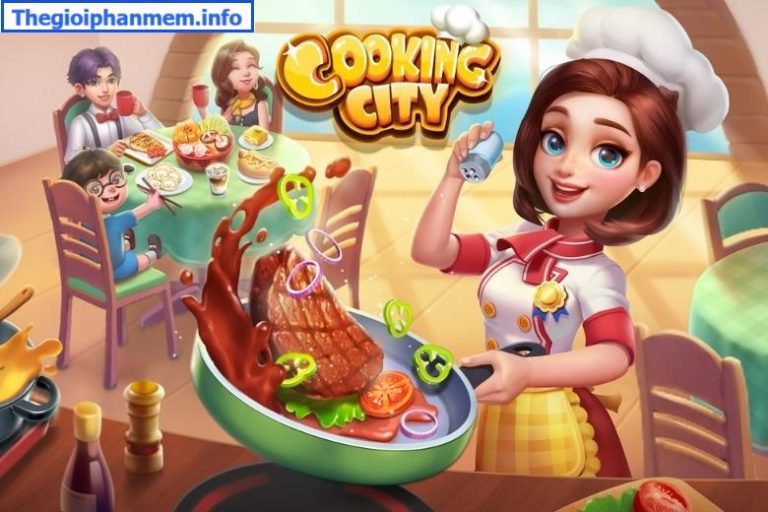Tổng hợp games nấu ăn trên điện thoại. Cooking City Game Nau An Didongviet 768x512