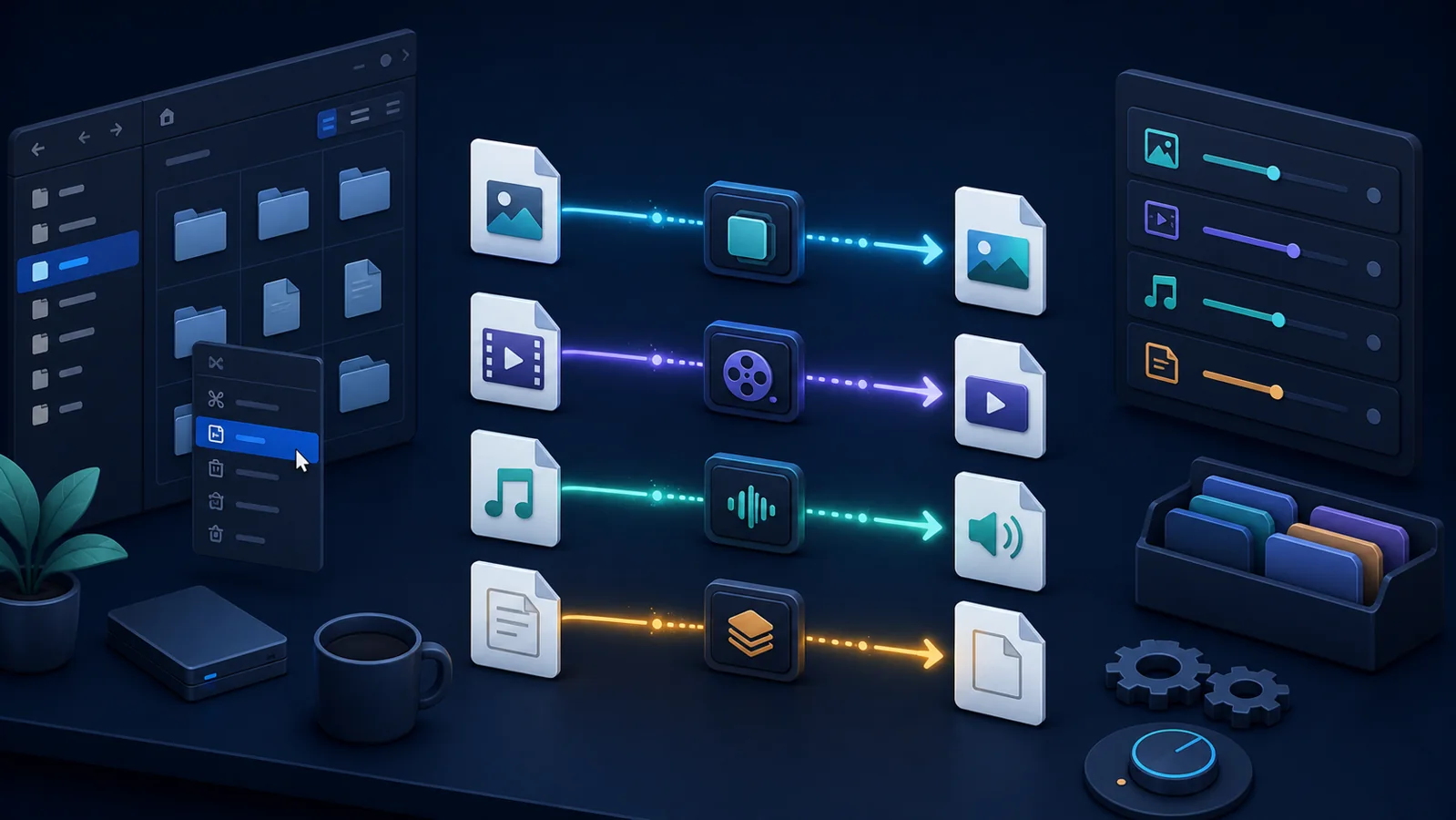 File Converter trên Windows: chuyển đổi file từ menu ngữ cảnh