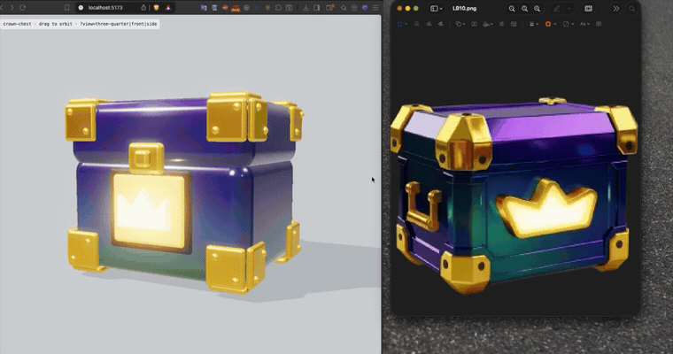 img2threejs là gì? Biến ảnh tham chiếu thành mô hình 3D procedural bằng Three.js Demo chính thức img2threejs: ảnh tham chiếu và mô hình Three.js procedural