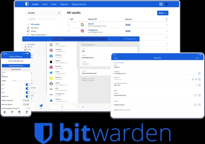Các ứng dụng Bitwarden trên nhiều nền tảng