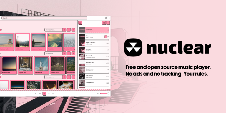 Ảnh minh họa chính thức: Nuclear là gì? Hướng dẫn nghe nhạc với player mã nguồn mở